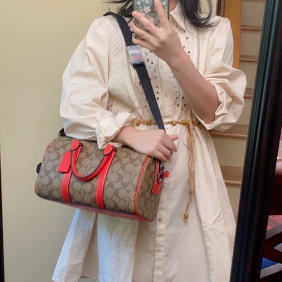 Coach Venturer Crossbody 27 In Colorblock Signature Canvas - Picture 14 of 16